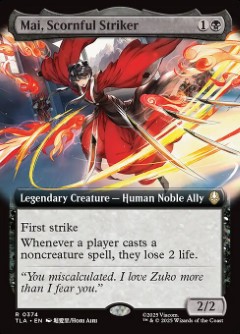 Mai, Scornful Striker Avatar- The Last Airbender Bordless